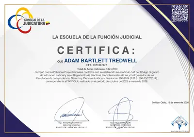 Pre-Professional Practice Certificate</span><br /><span class=cert-hours>- Cycle XXIV